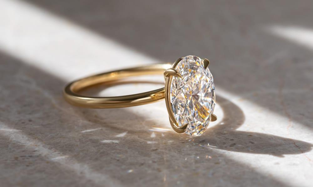 Revealing the Timeless Charm of Oval Gold Engagement Rings